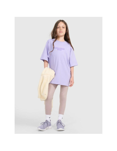 Legginsy dzianinowe dziewczęce 4f 4fjraw25ttigf291-83s