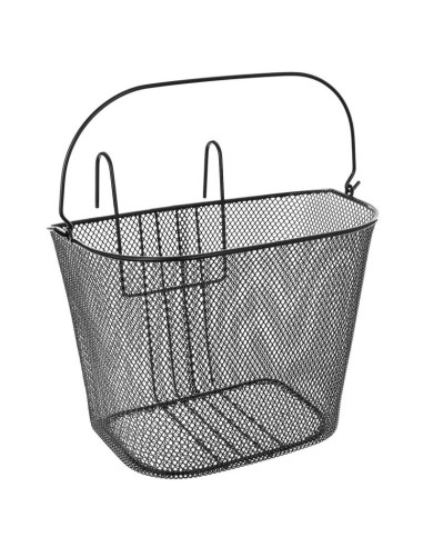 Koszyk metalowy rowerowy przedni na hak enero