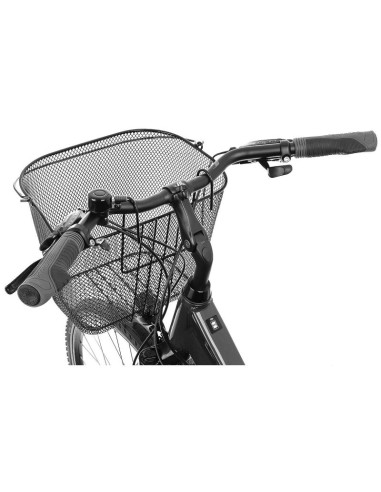 Koszyk metalowy rowerowy przedni na hak enero