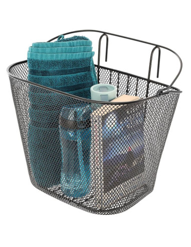 Koszyk metalowy rowerowy przedni na hak enero