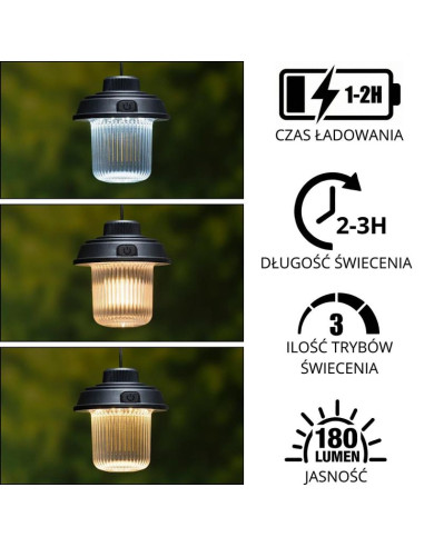 Latarka turystyczna led grundig 800mah