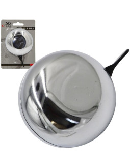 Dzwonek rowerowy retro 80x50mm silver xqmax