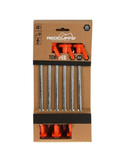 Śledzie do namiotu 21cm kpl 6szt metal plastik redcliffs 2