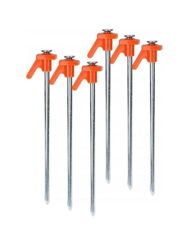 Śledzie do namiotu 21cm kpl 6szt metal plastik redcliffs