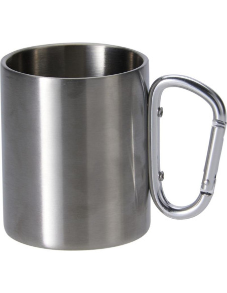 Kubek turystyczny 500ml z karabińczykiem stal nierdzewna redcliffs