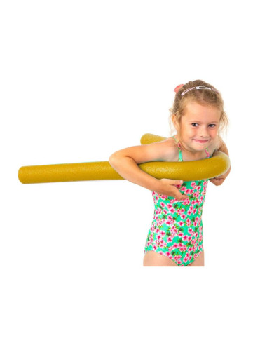 Makaron noodle do nauki pływania na basen comfy żółty