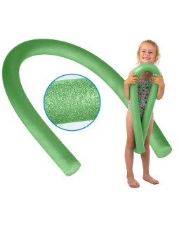 Makaron noodle do nauki pływania na basen comfy zielony 2