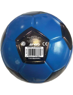 Piłka piankowa pu 15cm niebiesko czarna enero