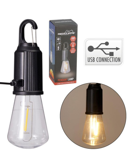 Latarka lampka turystyczna 17cm redcliffs