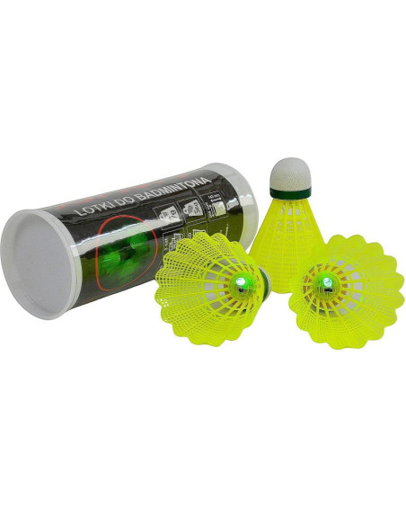 Lotka badminton nylon led 3szt enero