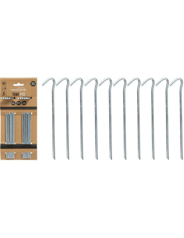 Śledzie do namiotu 17cm kpl 10szt metal redcliffs
