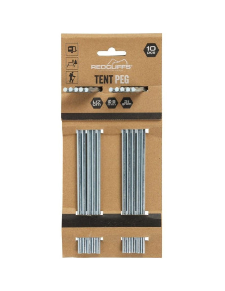 Śledzie do namiotu 17cm kpl 10szt metal redcliffs