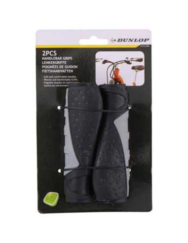 Chwyty rączki gripy kierownicy profilowane 12cm dunlop