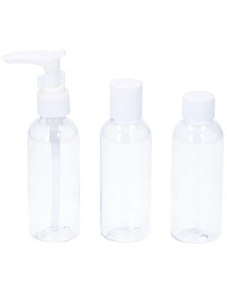 Butelki podróżne do samolotu 3x80ml dunlop