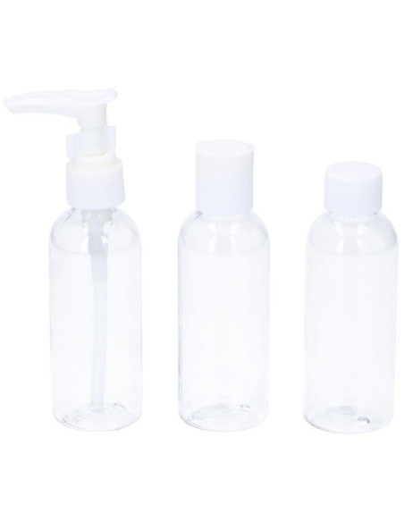 Butelki podróżne do samolotu 3x80ml dunlop