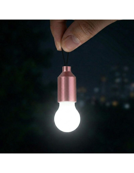 Latarka  turystyczna led grundig - róż