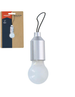 Latarka turystyczna led grundig - srebrny