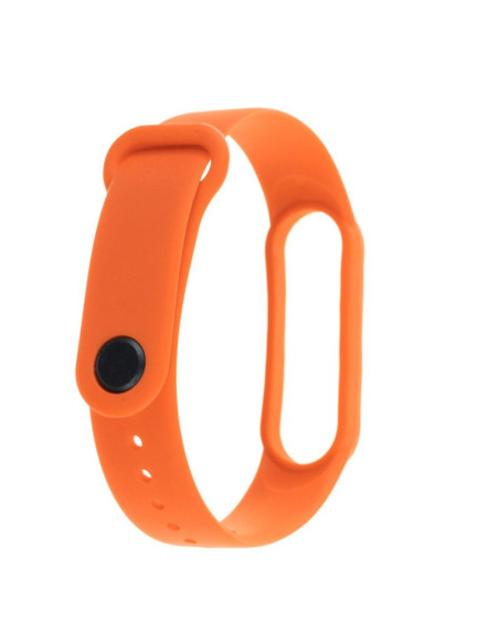 Pasek silikonowy do xiaomi 5/6 - pomarańczowy