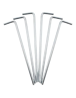 Śledzie szpilki do namiotu 18cm kpl.6 szt metalowe enero camp 2