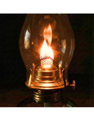 Knot płaski do lampy naftowej i pochodni 24x1,2x0,6 cm - zestaw 4szt