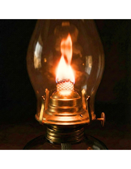 Knot płaski do lampy naftowej i pochodni 24x1,2x0,6 cm - zestaw 4szt