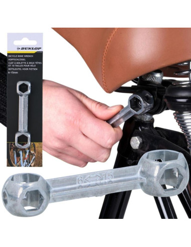 Klucz rowerowy 10 funkcji w kształcie kości dunlop