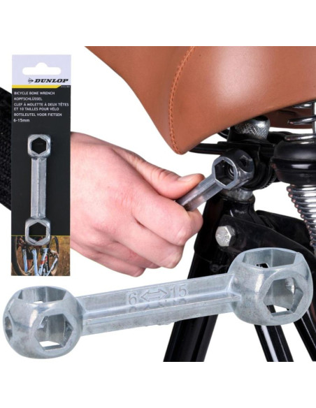 Klucz rowerowy 10 funkcji w kształcie kości dunlop