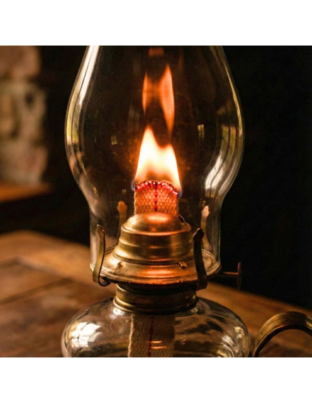 Knot płaski do lampy naftowej i pochodni 100x1,2x0,3 cm