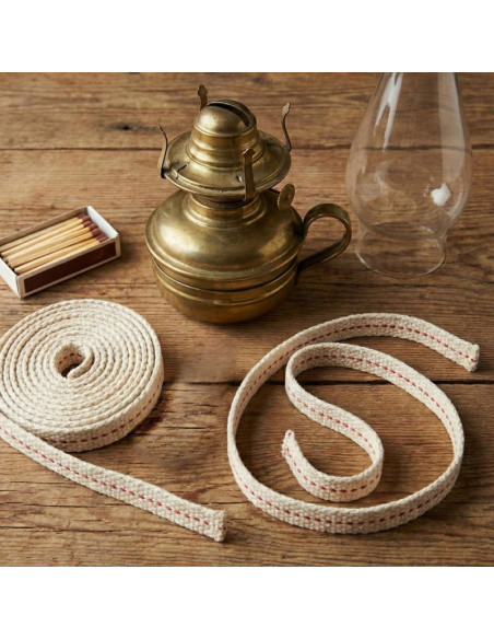 Knot płaski do lampy naftowej i pochodni 100x1,2x0,3 cm