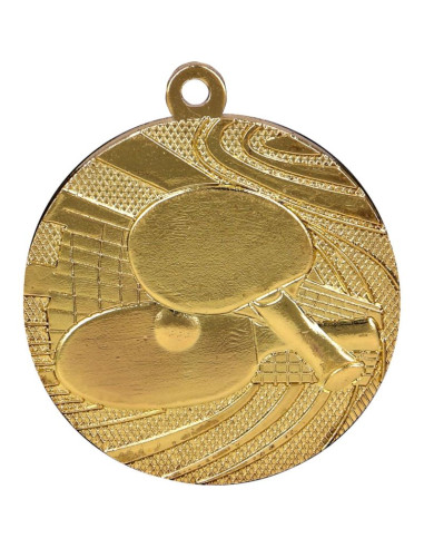 Medal złoty - tenis stołowy - medal stalowy