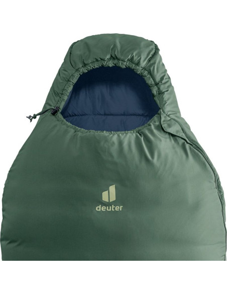 Śpiwór syntetyczny deuter orbit -5c/23f 185cm, ivy/ink
