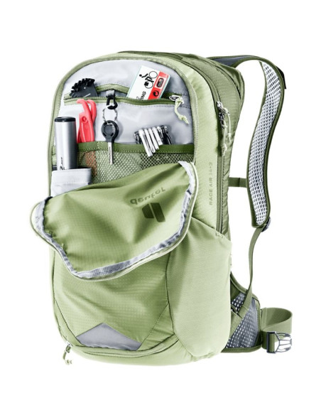 Plecak rowerowy deuter race air 14 + 3, mineral/glove