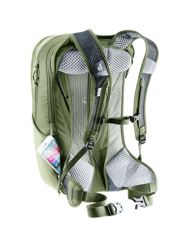 Plecak rowerowy deuter race air 14 + 3, mineral/glove