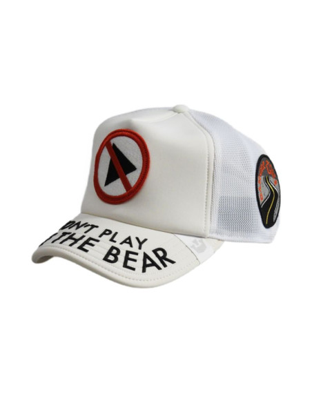 Czapka z daszkiem goorin bros. don't play poke the bear trucker - 101-1741-whi