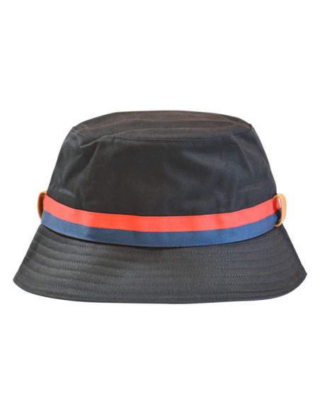 Kapelusz tommy hilfiger established tape bucket czarny - am0am08271-0gj