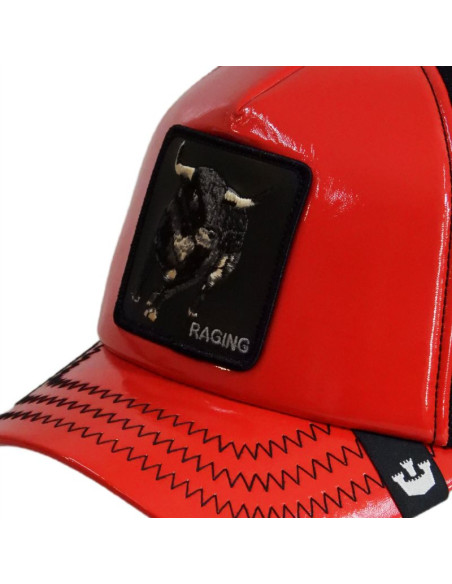 Czapka z daszkiem goorin bros. pamplona raging trucker - 101-1583-red