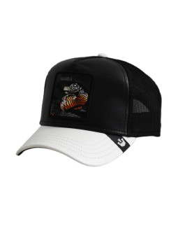 Czapka z daszkiem goorin bros. mamba shleather snake trucker - 101-1831-blk