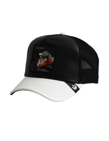 Czapka z daszkiem goorin bros. mamba shleather snake trucker - 101-1831-blk