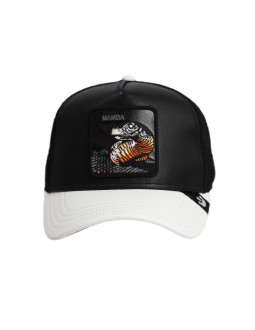 Czapka z daszkiem goorin bros. mamba shleather snake trucker - 101-1831-blk 2