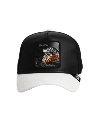 Czapka z daszkiem goorin bros. mamba shleather snake trucker - 101-1831-blk