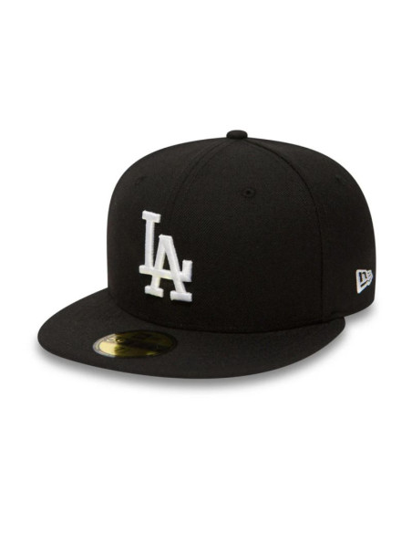 Czapka z daszkiem new era 59fifty mlb la los angeles dodgers essential black fullcap - 10047495