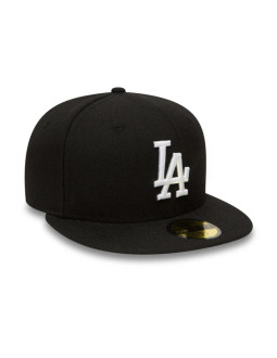 Czapka z daszkiem new era 59fifty mlb la los angeles dodgers essential black fullcap - 10047495 2