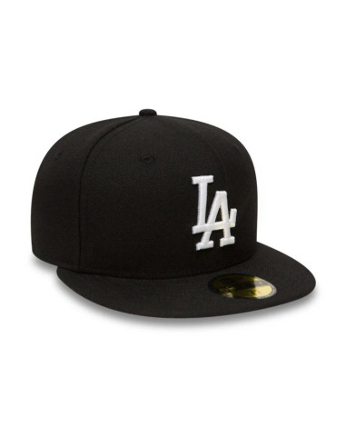 Czapka z daszkiem new era 59fifty mlb la los angeles dodgers essential black fullcap - 10047495