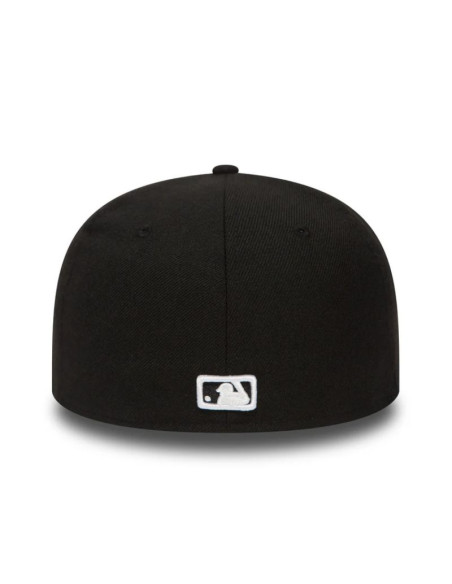Czapka z daszkiem new era 59fifty mlb la los angeles dodgers essential black fullcap - 10047495