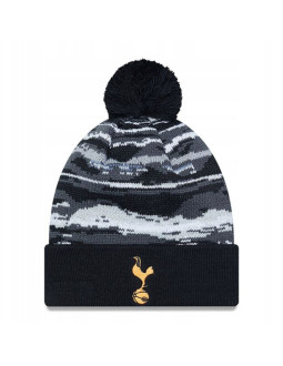 Czapka zimowa new era tottenham hotspur f.c. black bobble knit beanie hat - 60363502
