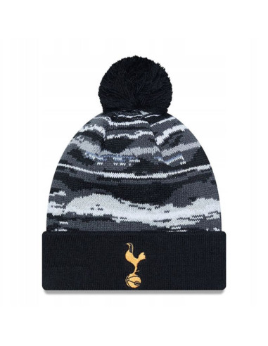 Czapka zimowa new era tottenham hotspur f.c. black bobble knit beanie hat - 60363502