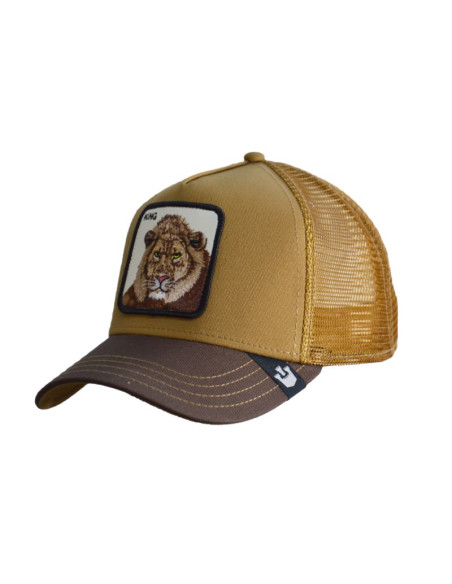 Czapka z daszkiem goorin bros. the king lion trucker - 101-0388-whiskey