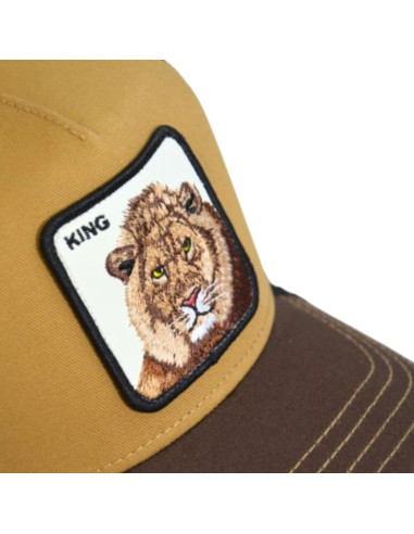 Czapka z daszkiem goorin bros. the king lion trucker - 101-0388-whiskey