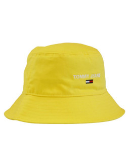 Kapelusz tommy jeans sport bucket żółty - aw0aw11661-zgf 2