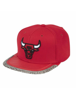 Czapka z daszkiem mitchell & ness day 3 snapback nba chicago bulls czerwona - 6hssmm19505-cbuscwh